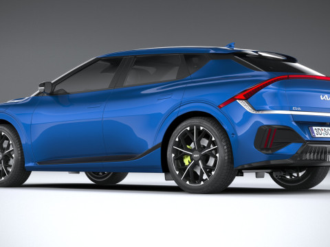 Kia EV6 GT 2025 3D-Modell