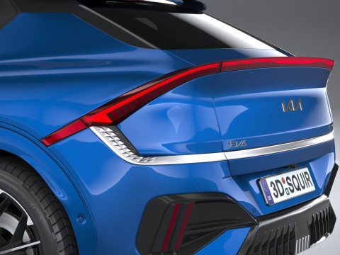 Kia EV6 GT 2025 3D-Modell
