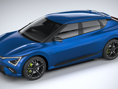 Kia EV6 GT 2025 3D-Modell