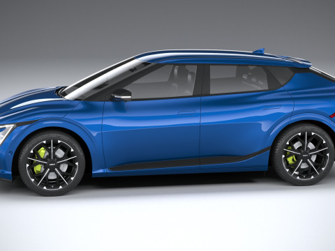 Kia EV6 GT 2025 3D-Modell