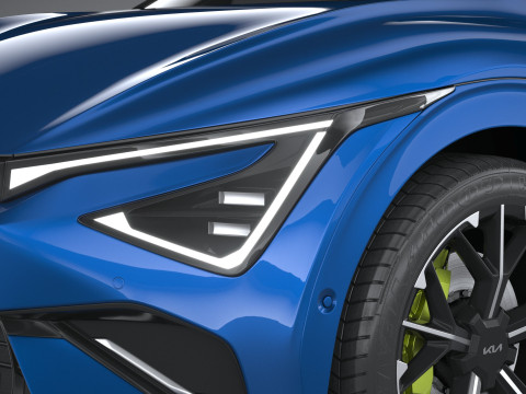 Kia EV6 GT 2025 3D-Modell