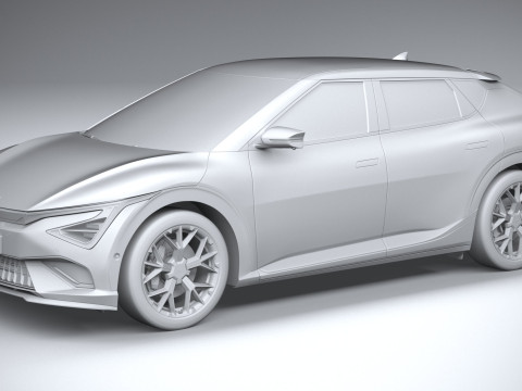 Kia EV6 GT 2025 3D-Modell