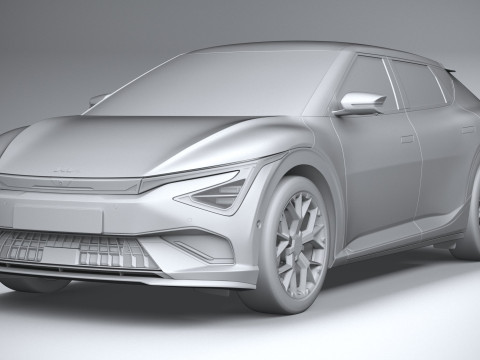 Kia EV6 GT 2025 3D-Modell