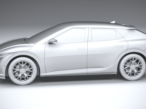 Kia EV6 GT 2025 3D-Modell
