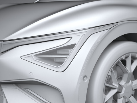 Kia EV6 GT 2025 3D-Modell