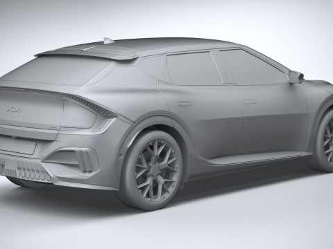 Kia EV6 GT 2025 3D-Modell