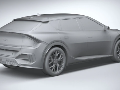 Kia EV6 GT 2025 3D Model