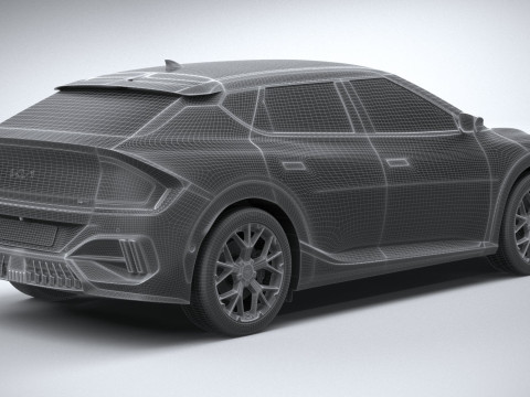Kia EV6 GT 2025 3D-Modell