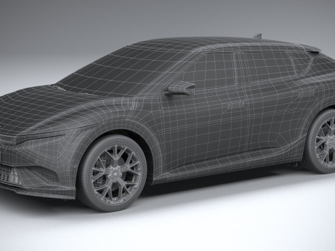 Kia EV6 GT 2025 3D-Modell