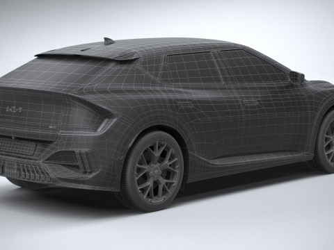 Kia EV6 GT 2025 3D-Modell