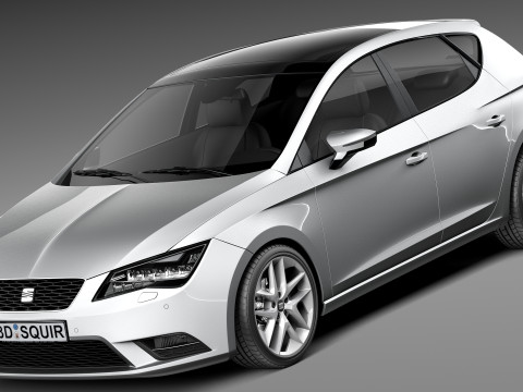 Seat Leon 2013 3Dモデル