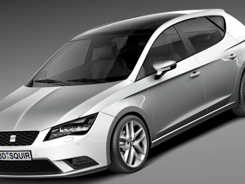 Seat Leon 2013 Modello 3D
