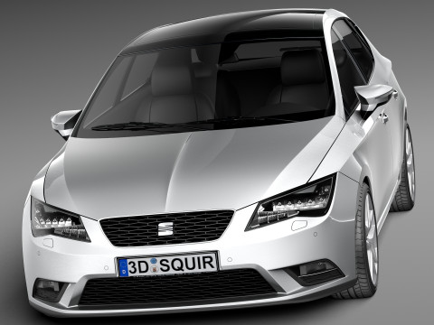 Seat Leon 2013 3Dモデル