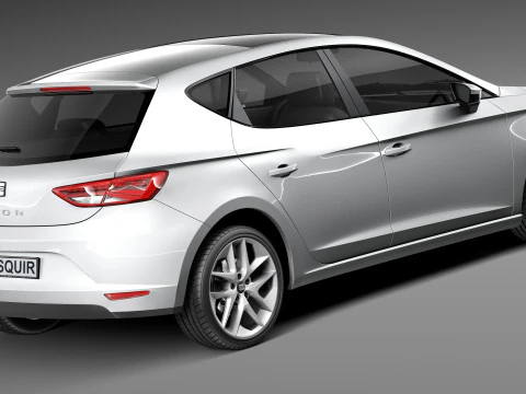 Seat Leon 2013 3D Model