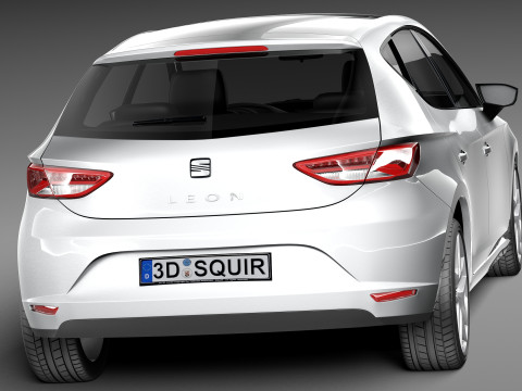 Seat Leon 2013 3Dモデル