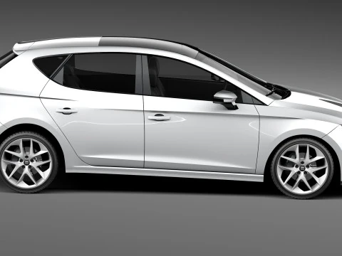 Seat Leon 2013 3D Model