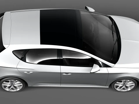 Seat Leon 2013 3D Model