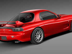 Mazda RX-7 1998-2002 Modello 3D