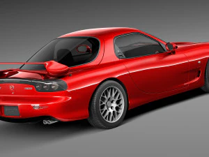 Mazda RX-7 1998-2002 3D Model