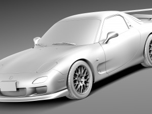 Mazda RX-7 1998-2002 Modello 3D