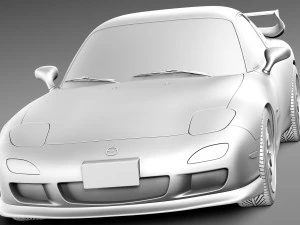 Mazda RX-7 1998-2002 3D Model