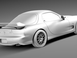 Mazda RX-7 1998-2002 Modello 3D