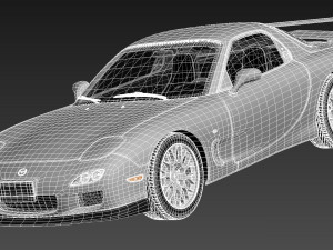 Mazda RX-7 1998-2002 Modello 3D