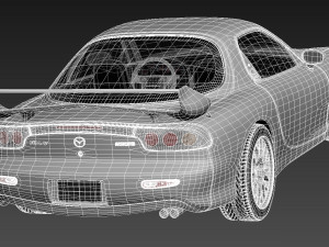 Mazda RX-7 1998-2002 Modello 3D