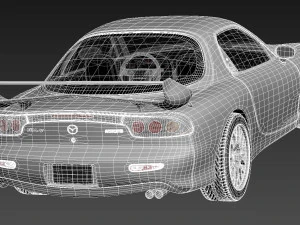 Mazda RX-7 1998-2002 3D Model