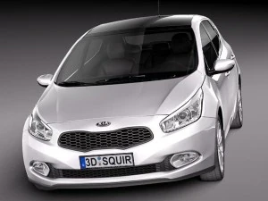 Kia Ceed 5-door 2012 3D Model