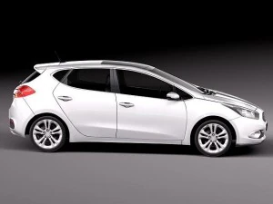 Kia Ceed 5-door 2012 3D Model