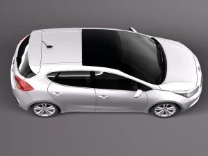 Kia Ceed 5-door 2012 3D Model