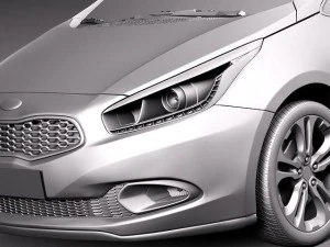 Kia Ceed 5-door 2012 3D Model