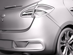 Kia Ceed 5-door 2012 Model 3D