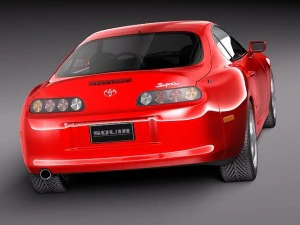 टोयोटा सुप्रा 1993-2002 3D मॉडल