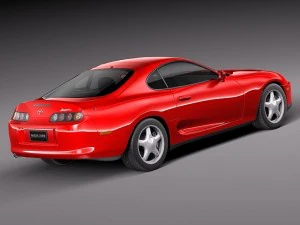 टोयोटा सुप्रा 1993-2002 3D मॉडल