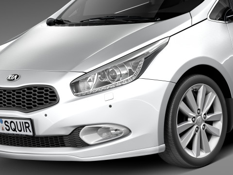 Kia Ceed SW 2013 3D Model
