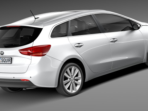 Kia Ceed SW 2013 3D Model
