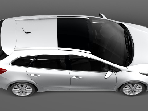 Kia Ceed SW 2013 3D Model