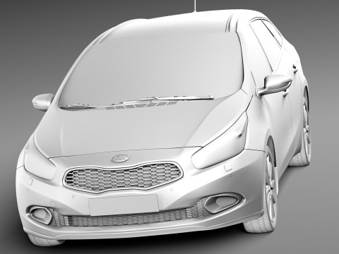 Kia Ceed SW 2013 3D Model