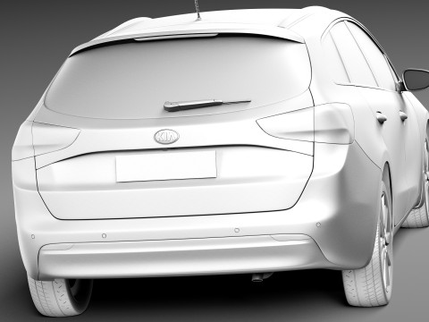 Kia Ceed SW 2013 3D Model