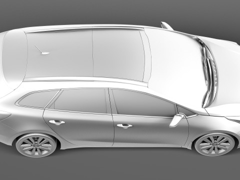Kia Ceed SW 2013 3D Model