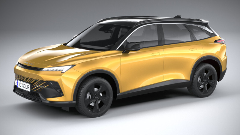 BAIC Beijing 5 2025 Modelo 3D .c4d .max .obj .3ds .fbx .stl .blend