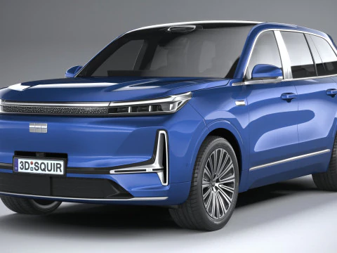 Geely Galaxy M9 2026 3D Model