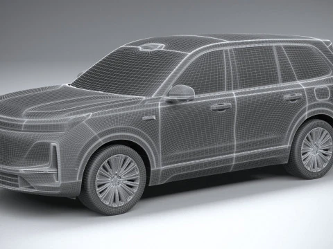 Geely Galaxy M9 2026 3D Model