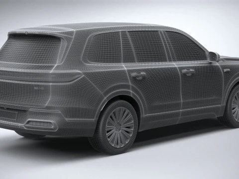 Geely Galaxy M9 2026 3D Model