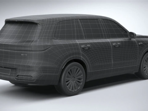 Geely Galaxy M9 2026 3D Model