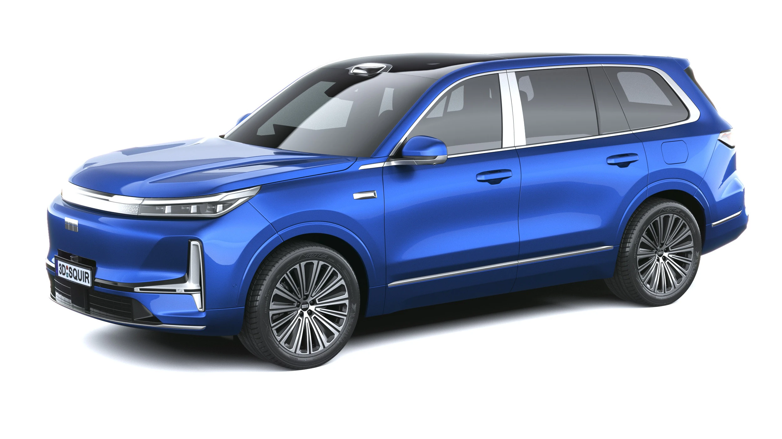 Geely Galaxy M9 2026 3D Model .c4d .max .obj .3ds .fbx .stl .blend 