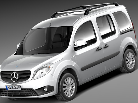 Mercedes-Benz Citan 2013 Modelo 3D