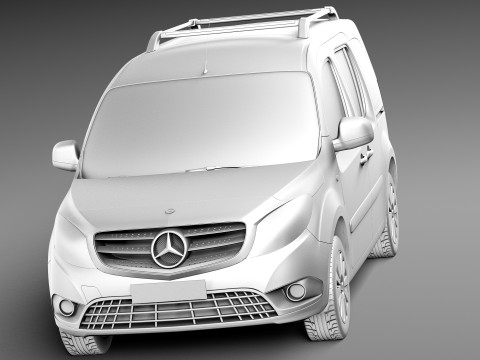 Mercedes-Benz Citan 2013 3D Model